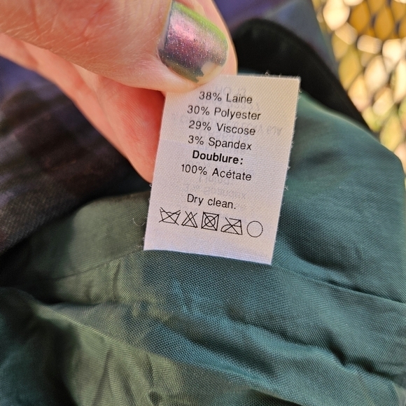 J. Crew the Pencil Skirt blue green tartan plaid wool blend size 6 - Picture 7 of 7